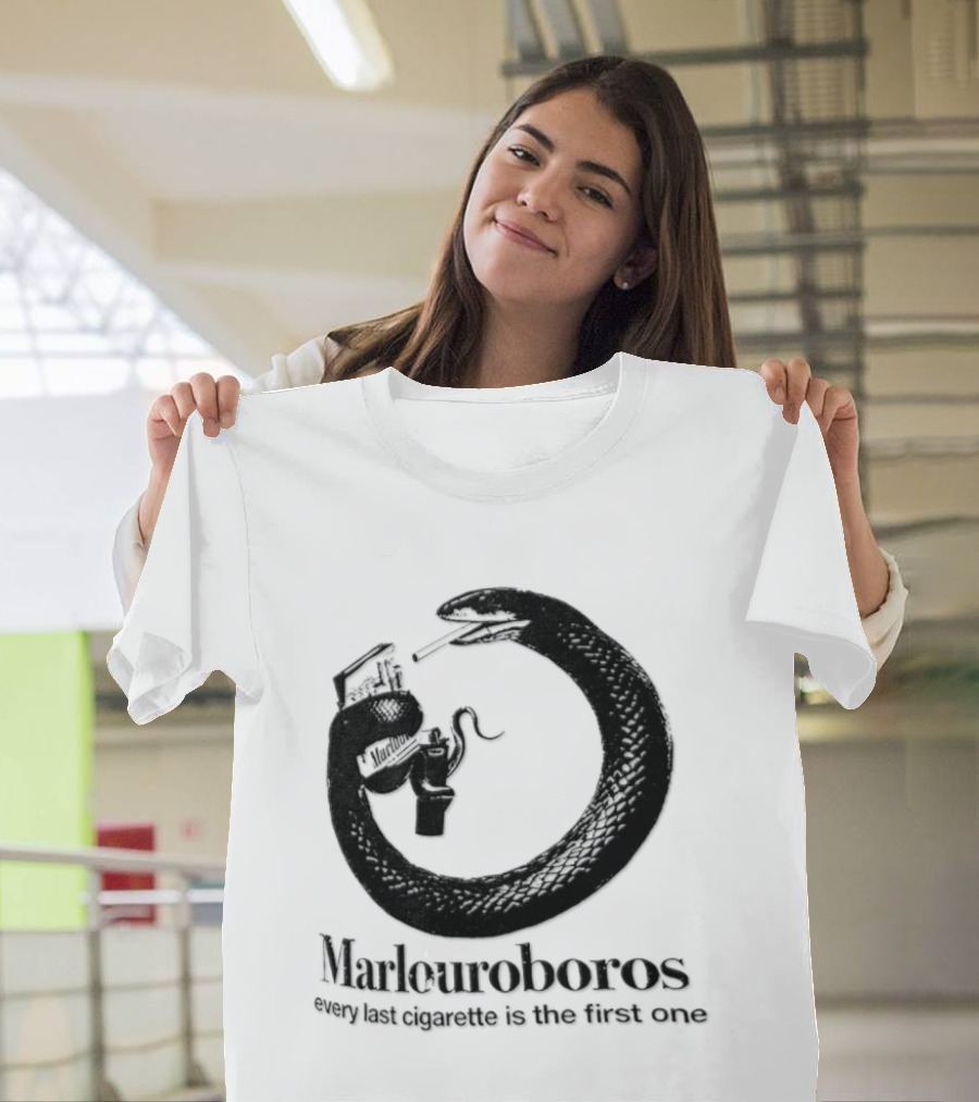 Marlouroboros Snake Ouroboros Every Last Cigarette Is The First One T-Shirt