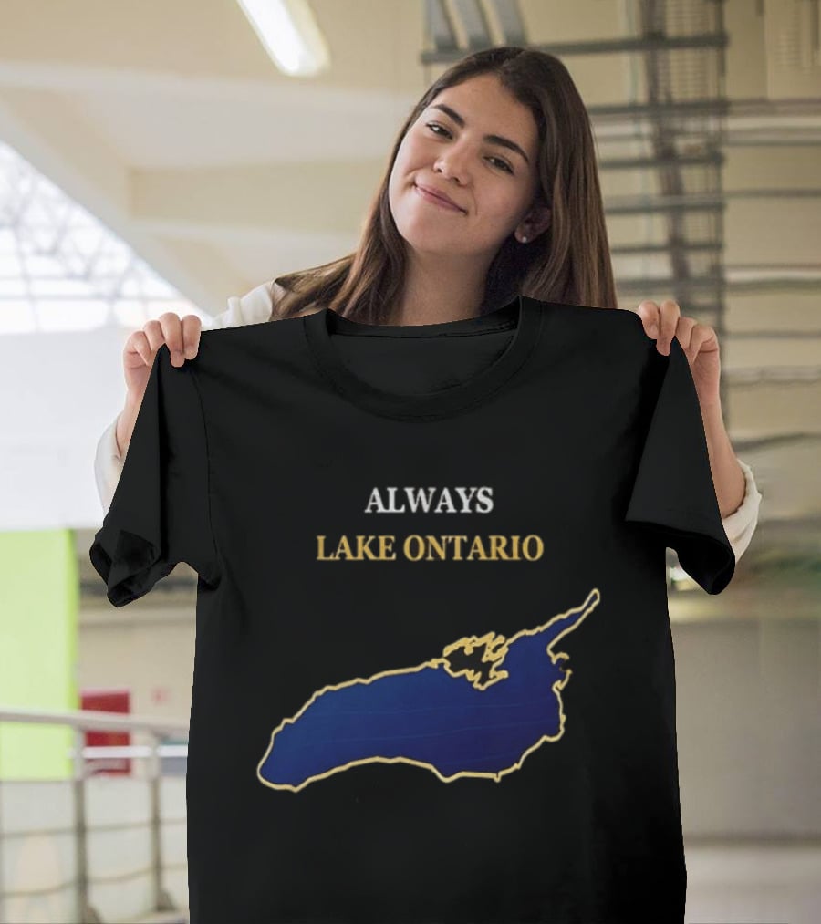 Always Lake Ontario Map T-Shirt