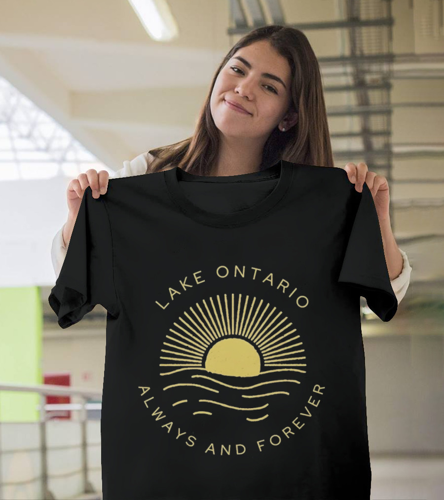 Lake Ontario Sunset Waves Always And Forever T-Shirt