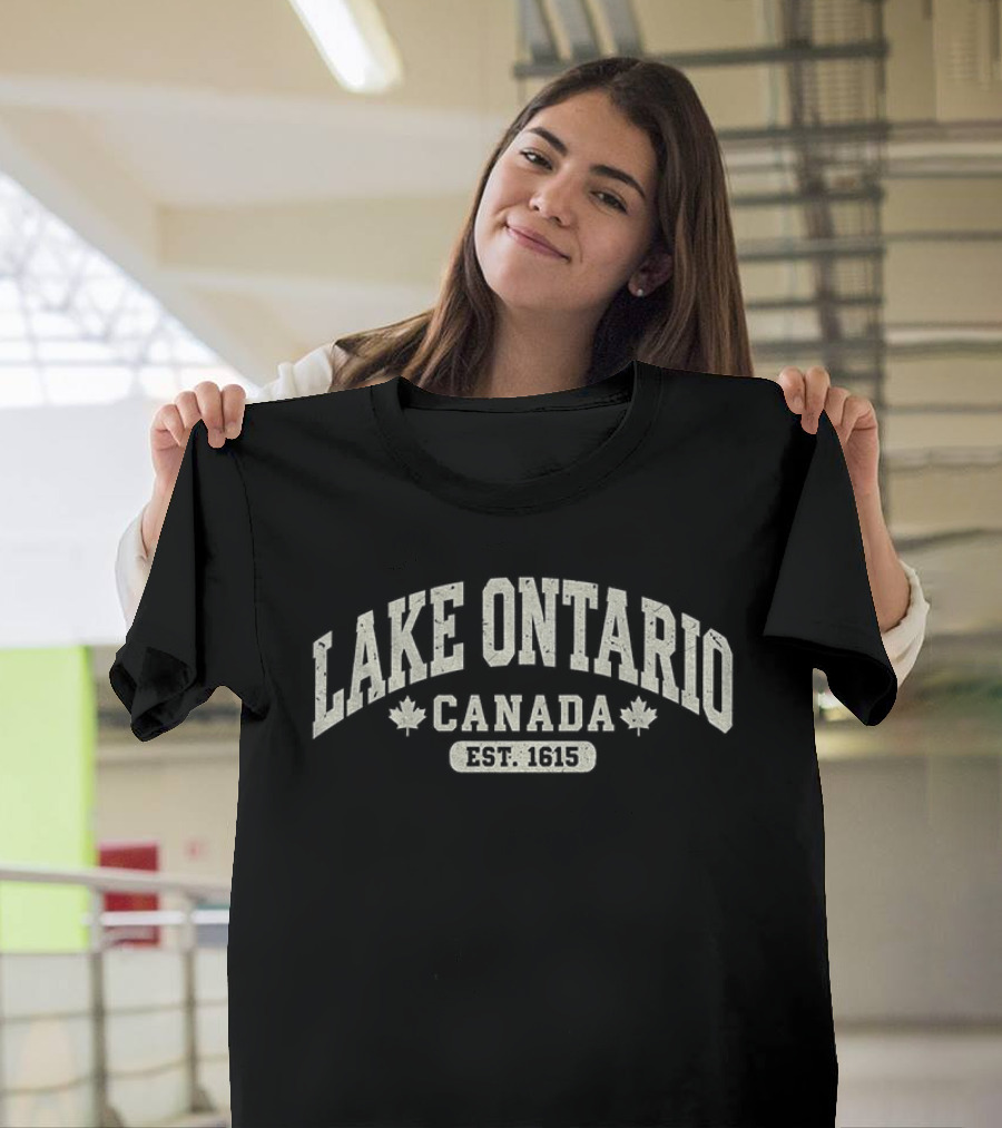 Lake Ontario Canada Est 1615 T-Shirt