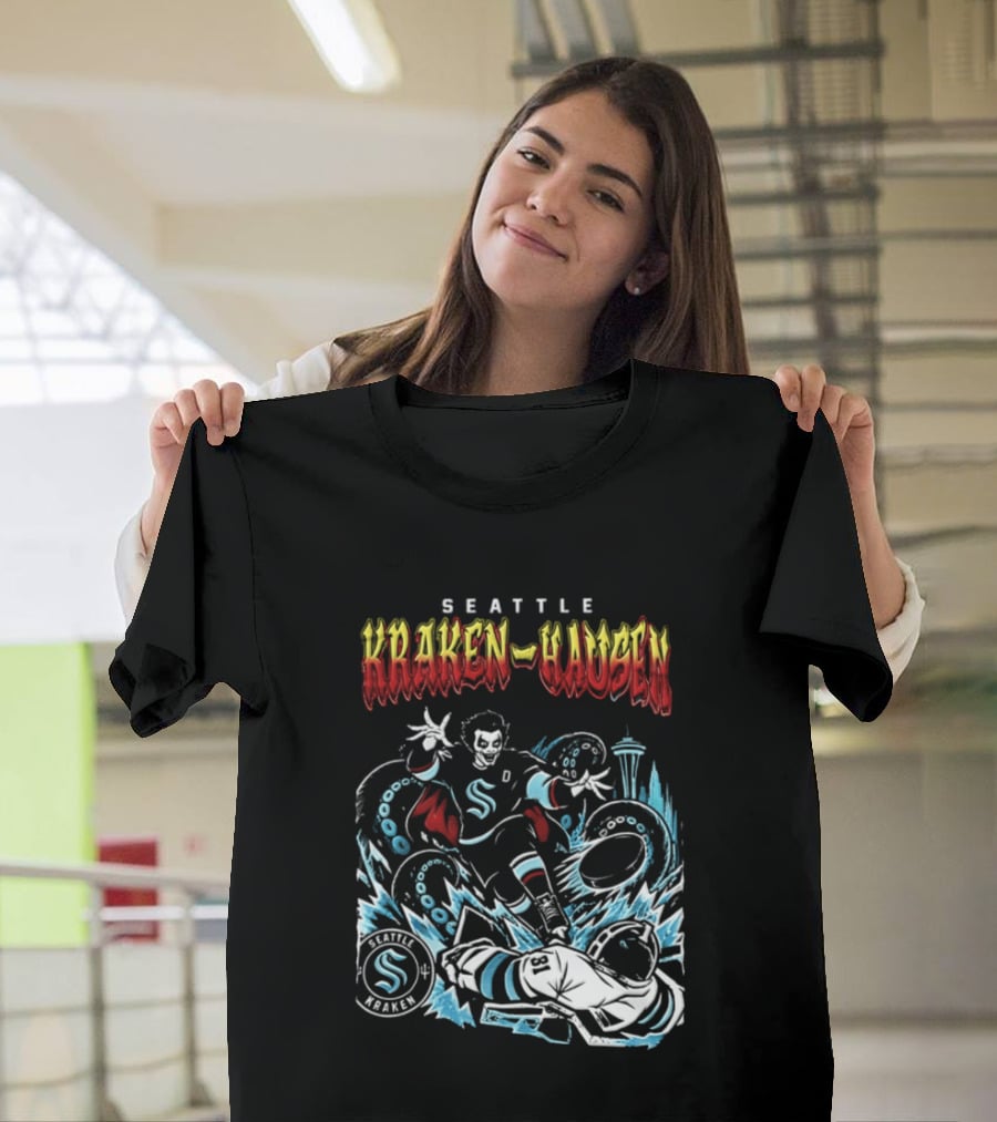 Seattle Kraken Danhausen WWE Friday Night 2026 Hockey Clash T-Shirt