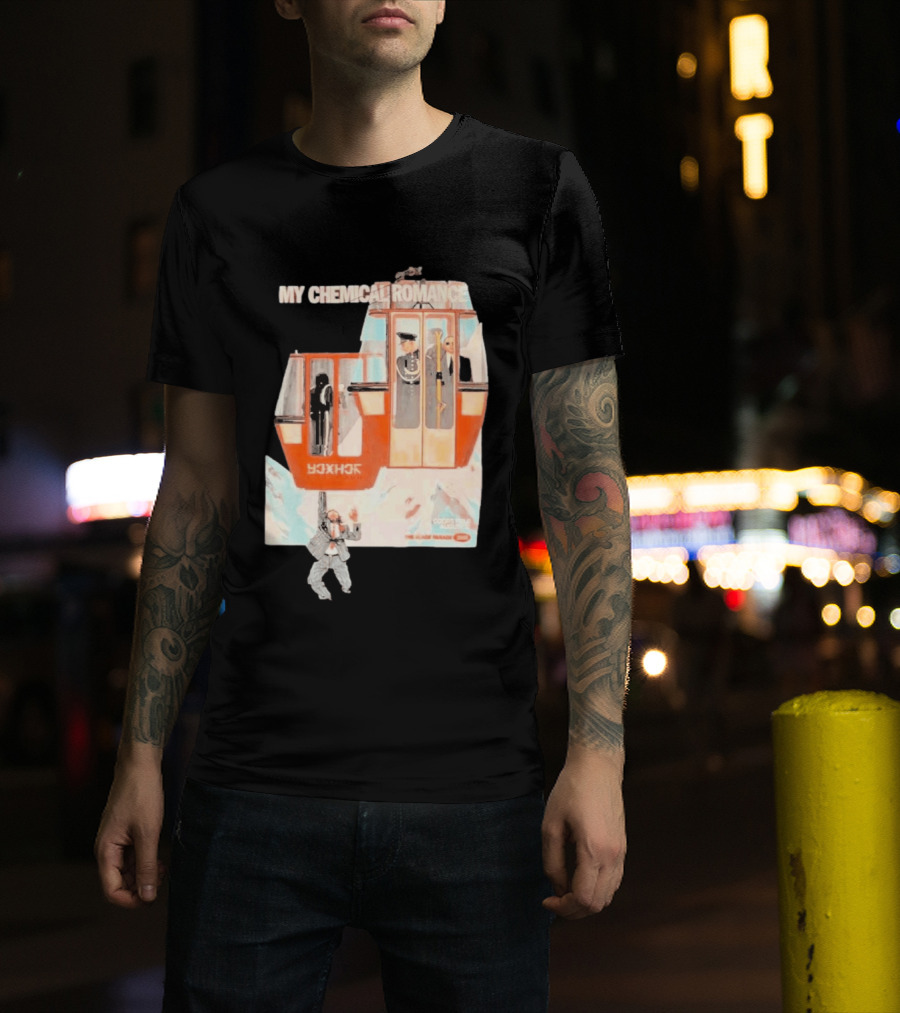 My Chemical Romance Coors Field 2026 Tour August 27th Denver CO Cable Car Print T-Shirt