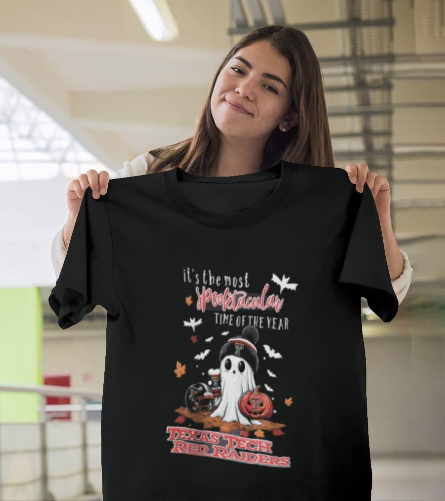 Texas Tech Red Raiders Most Spooktacular Time Of Year Ghost Pumpkin T-Shirt