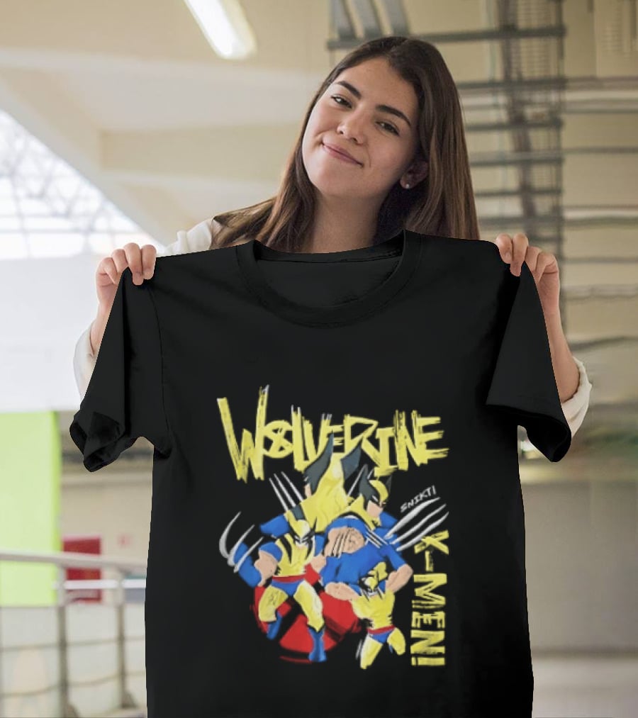 Wolverine Snikt X Men Comic Claws Action T-Shirt