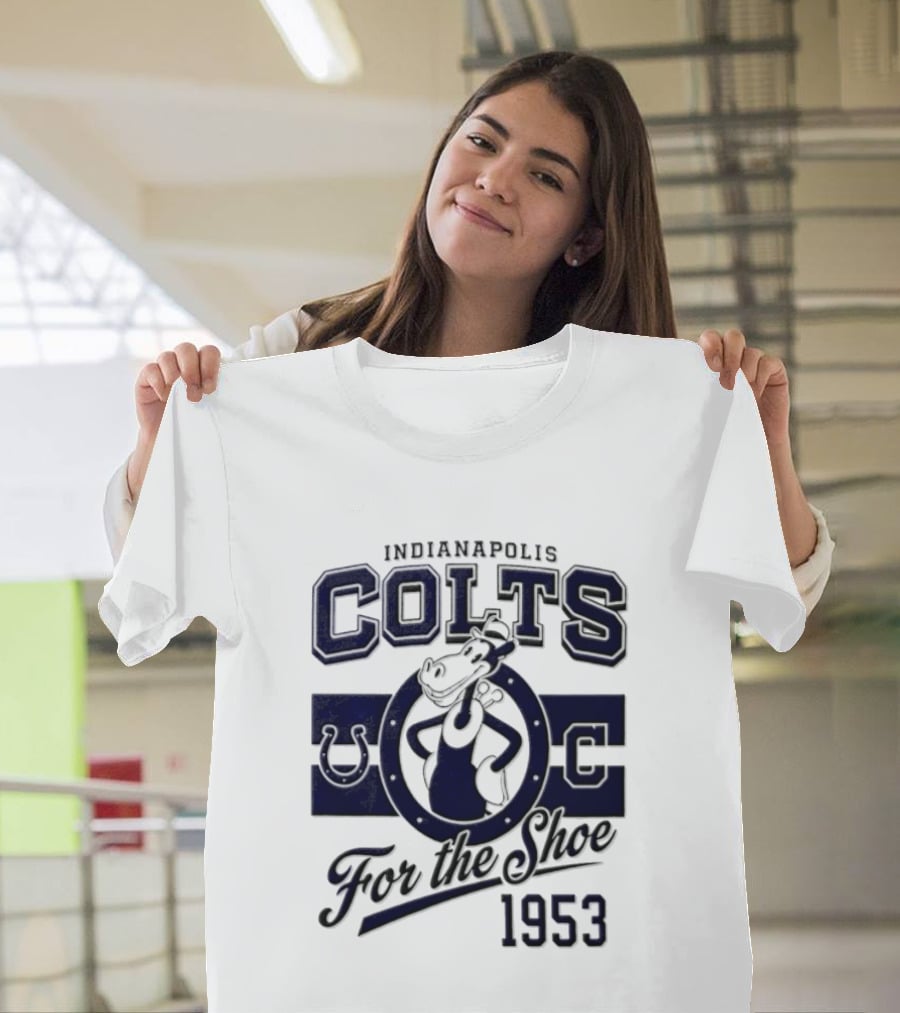 Indianapolis Colts Goofy 1953 For The Shoe T-Shirt