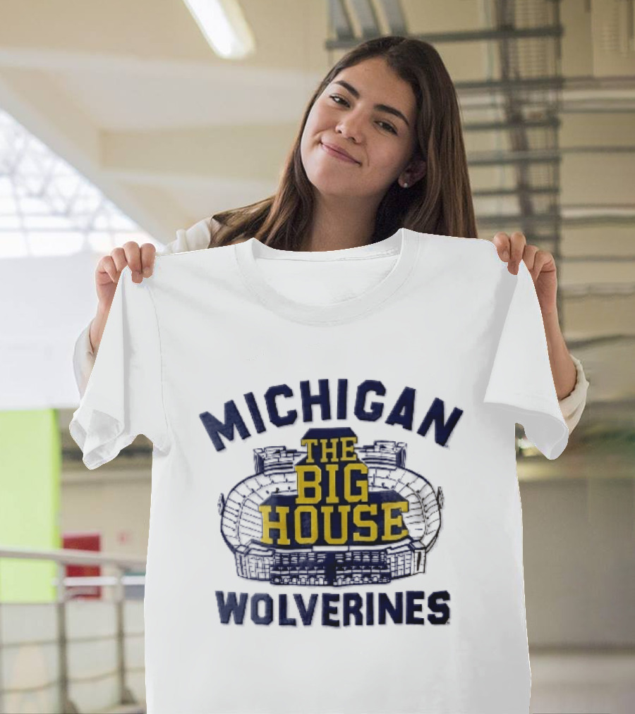 Michigan Wolverines The Big House Stadium T-Shirt
