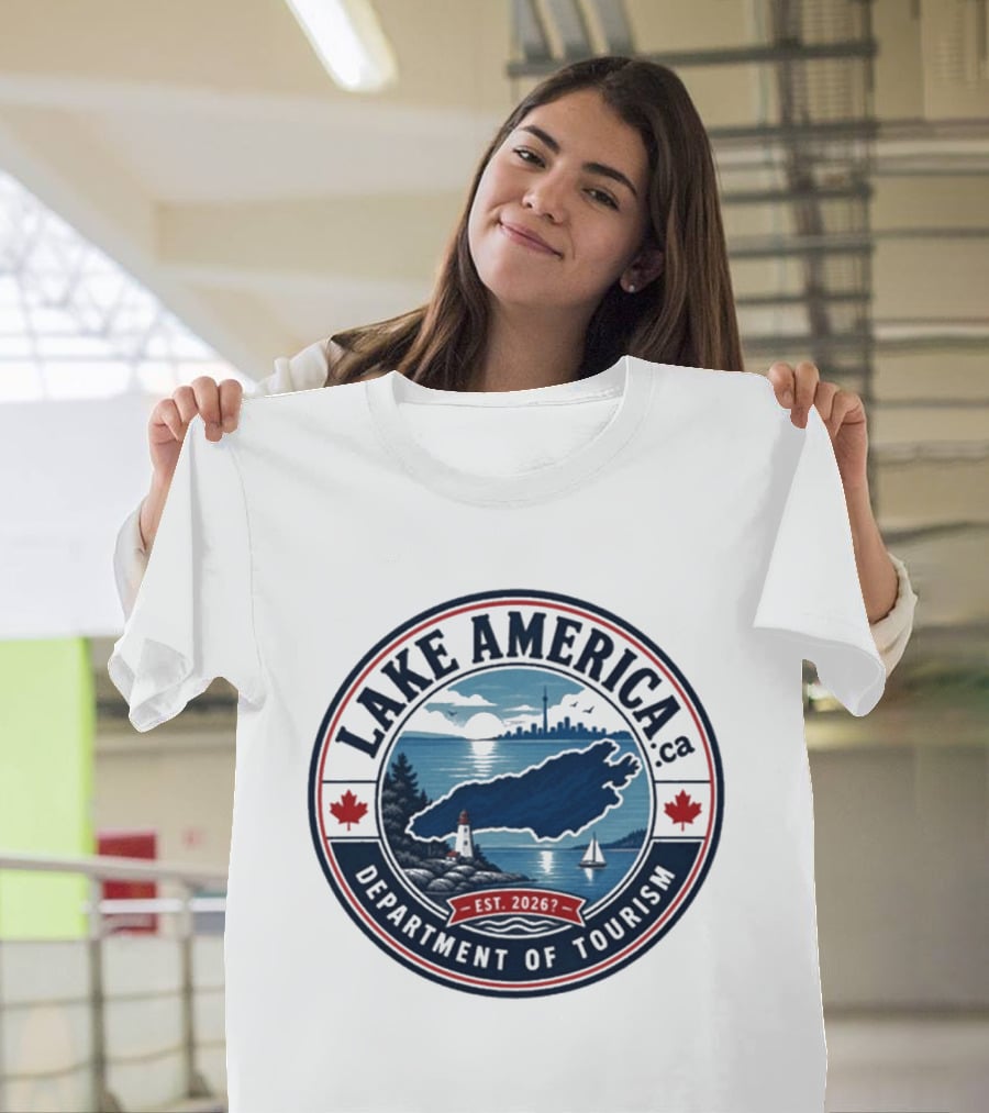 Lake America Department Of Tourism Scenic Adventure Est 2026 T-Shirt