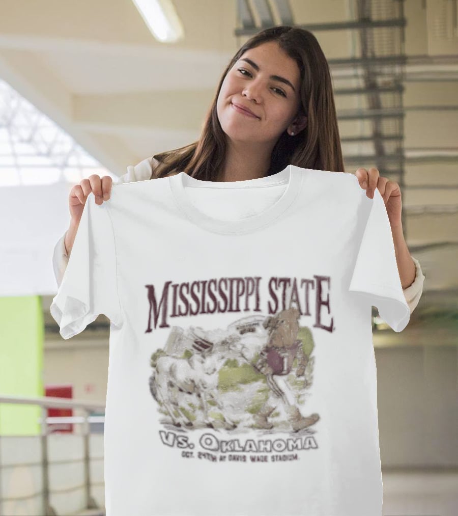 Mississippi State Vs Oklahoma Oct 24Th Davis Wade Stadium Vintage Spirit T-Shirt