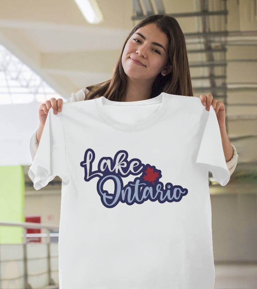 Lake Ontario Canada Maple Leaf T-Shirt