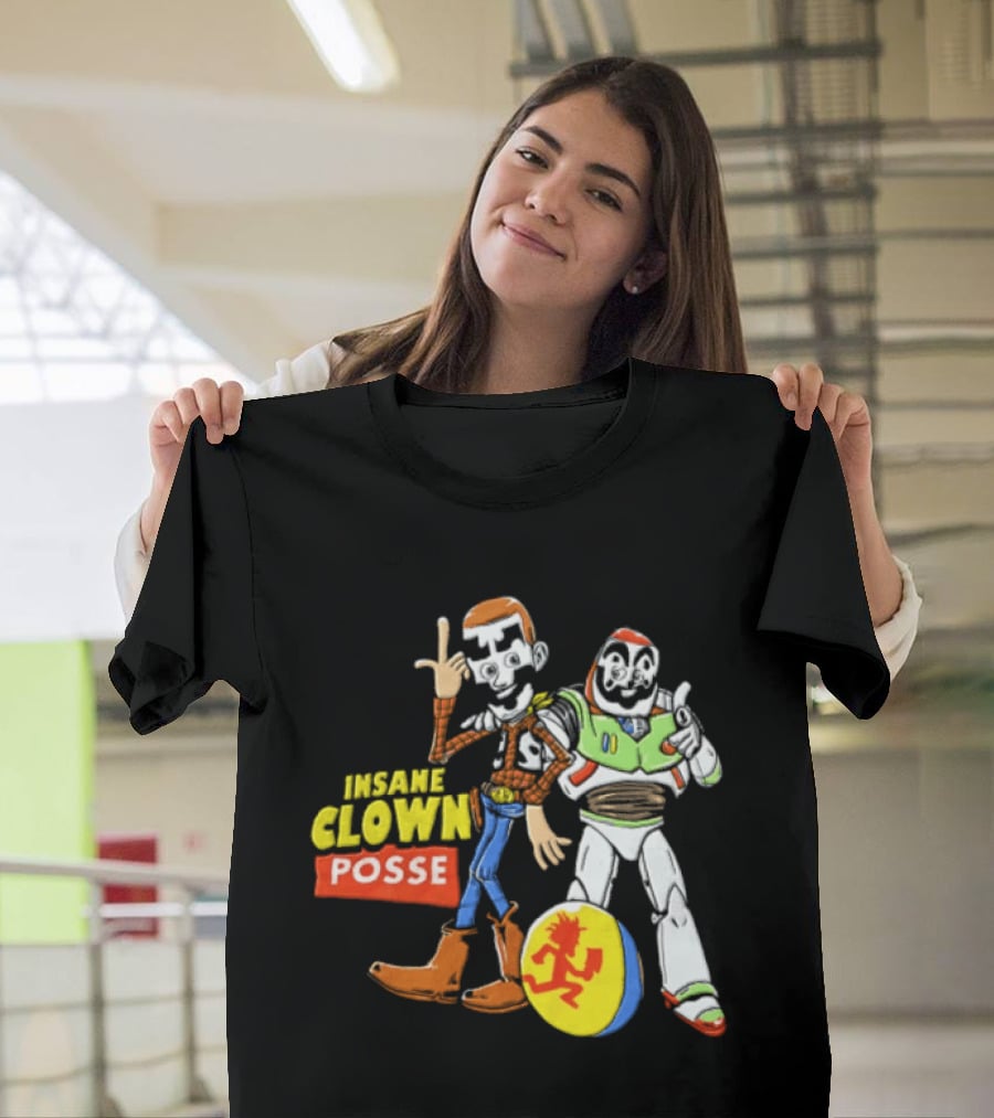 Insane Clown Posse Woody Buzz Lightyear Juggalo Pixar Ball T-Shirt