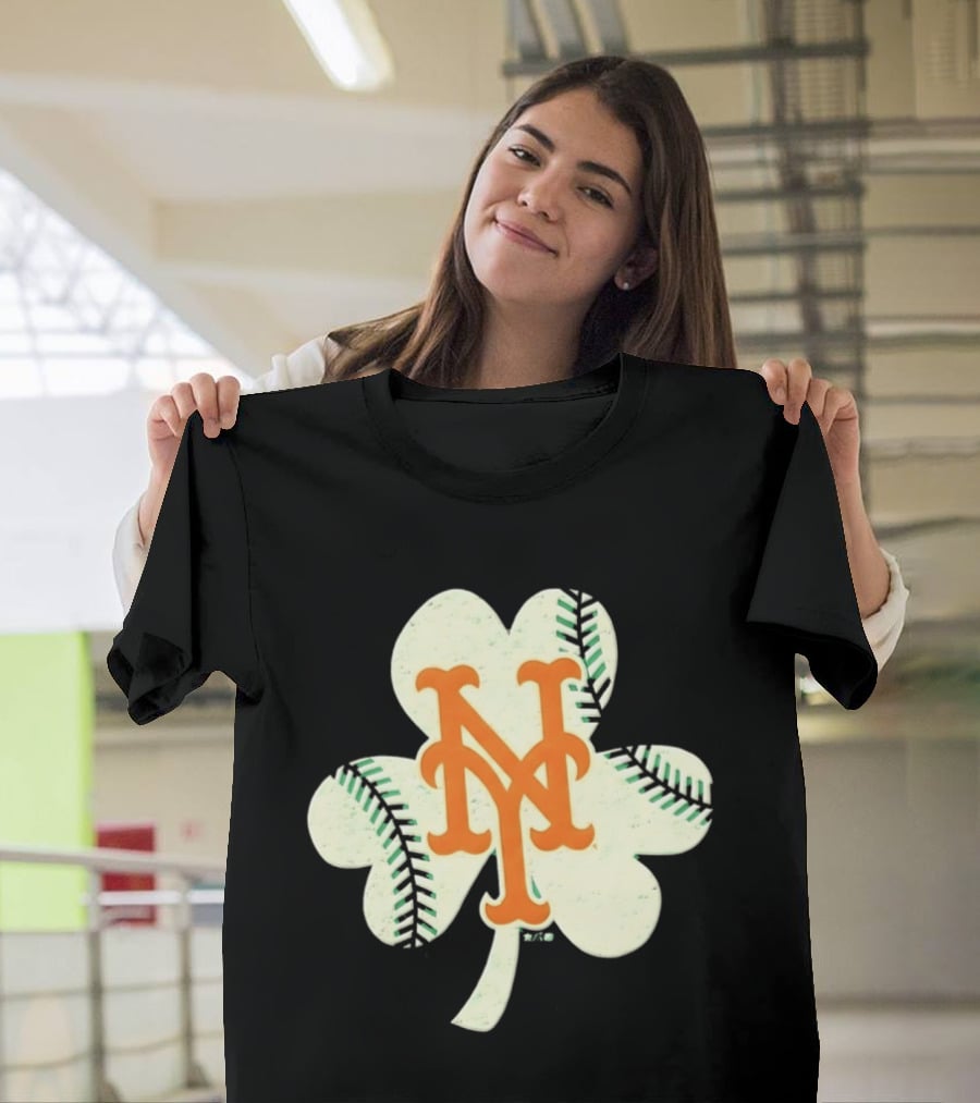 New York Mets Irish Shamrock Baseball 2026 T-Shirt