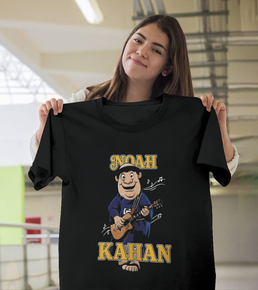Noah Kahan Cartoon Character Playing Guitar Padres Petco Park 2026 T-Shirt