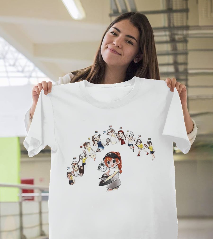 Elena Rybakina US Open Tennis Characters T-Shirt