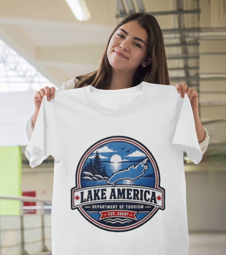 Lake America Department Of Tourism Est 20287 Nature Scenic T-Shirt