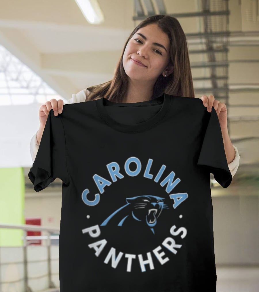 Carolina Panthers Team Spirit Feline T-Shirt