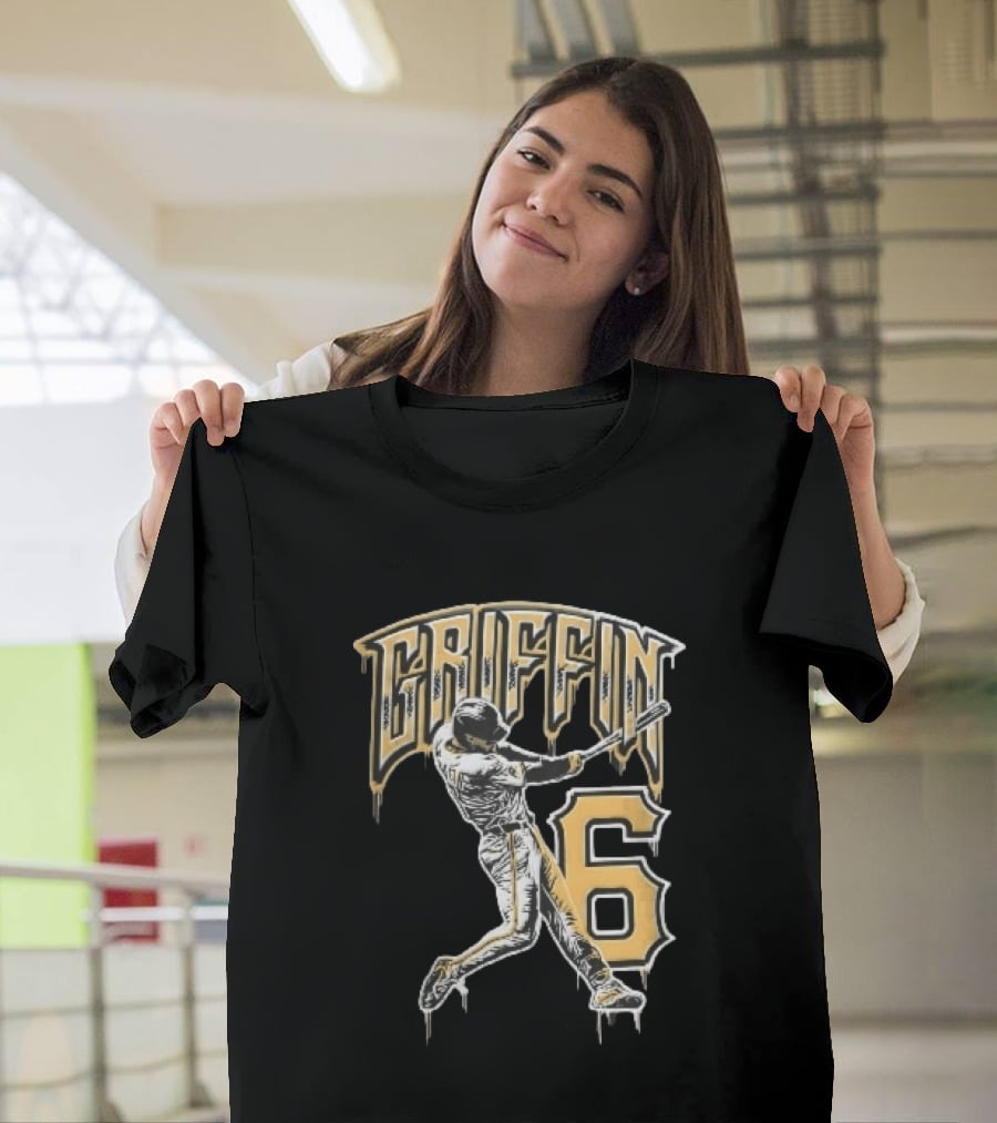 Konnor Griffin 6 Pittsburgh Pirates 2026 City Connect Baseball Player T-Shirt