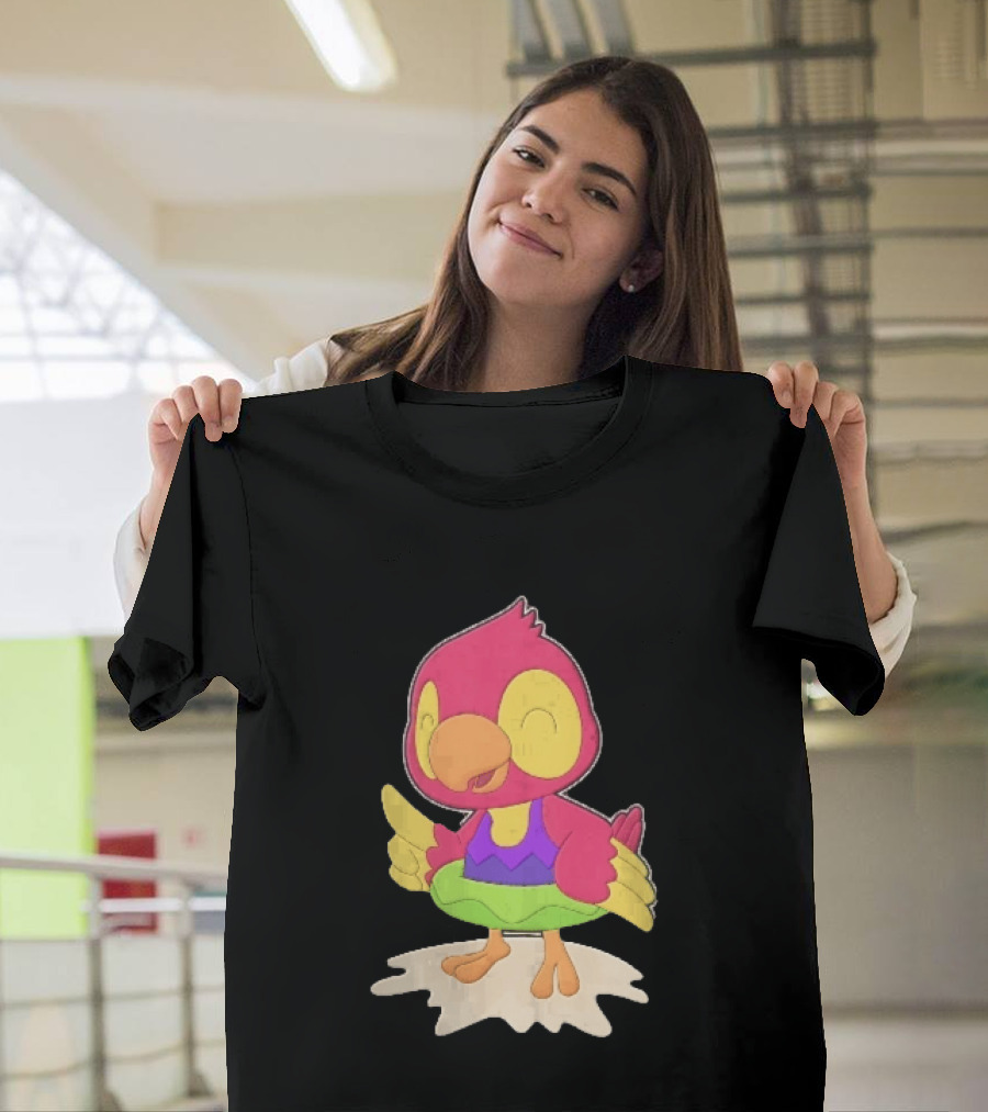 Parrot Inflatable Float Summer Fun Bird T-Shirt