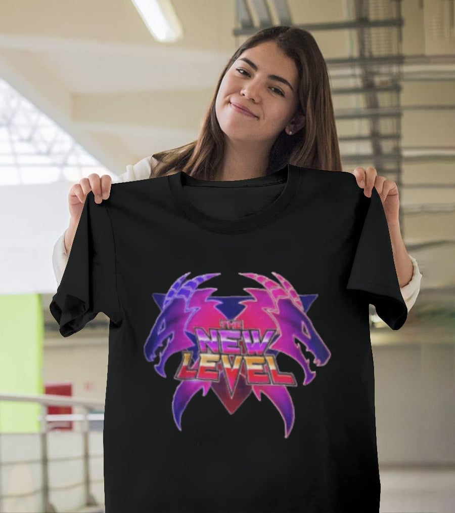 The New Level Dual Dragon Emblem Level Up T-Shirt