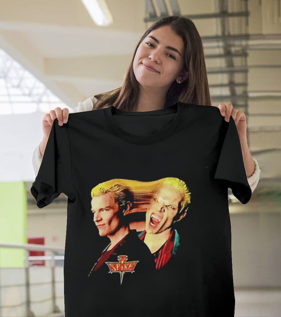 Spike Buffy The Vampire Slayer Movie Iconic Blond Vampire Characterística T-Shirt