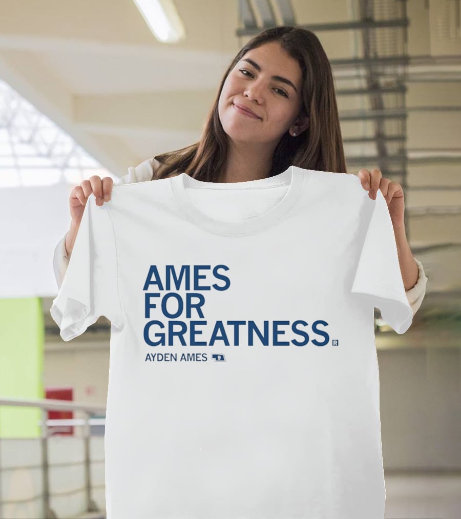 Ames For Greatness Ayden Ames Creighton Bluejays Number 9 T-Shirt