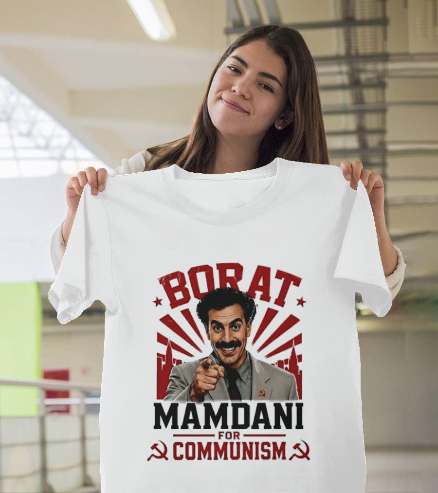 Borat Mamdani For Communism Soviet Style Humor T-Shirt