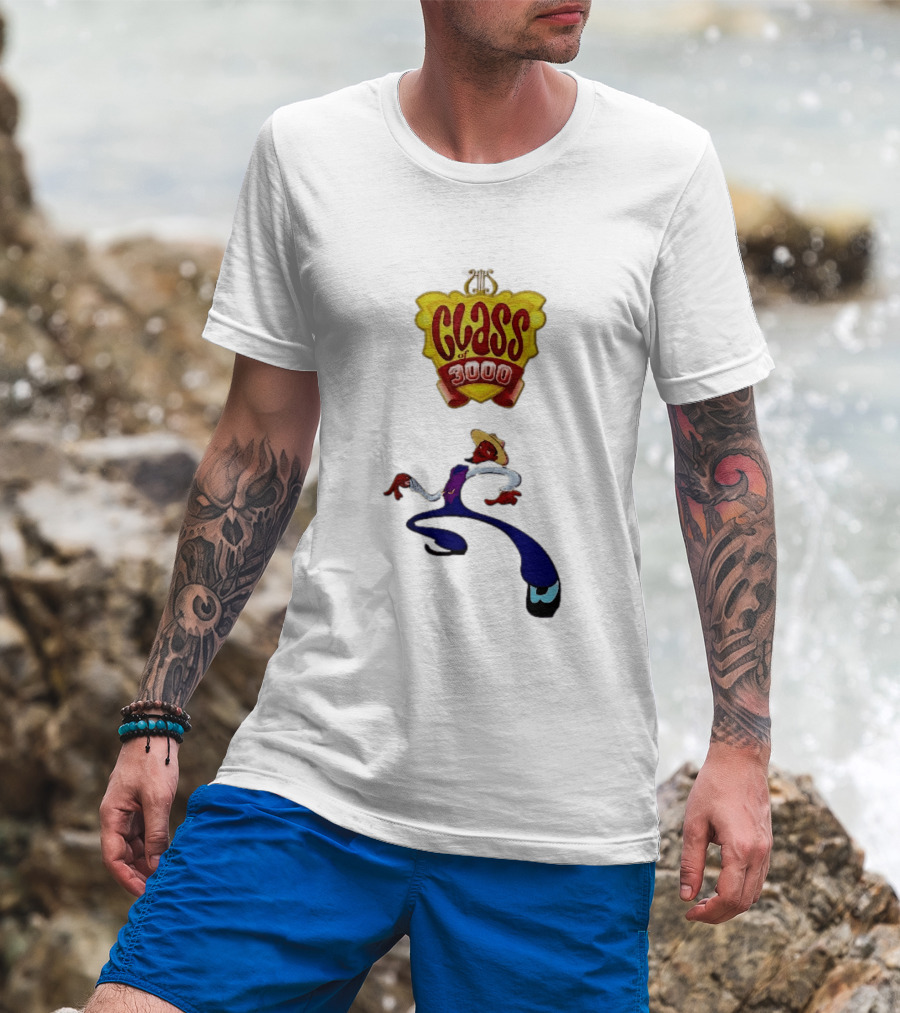 Class Of 3000 Cartoon 2015 Posing Straw Hat Vest T-Shirt