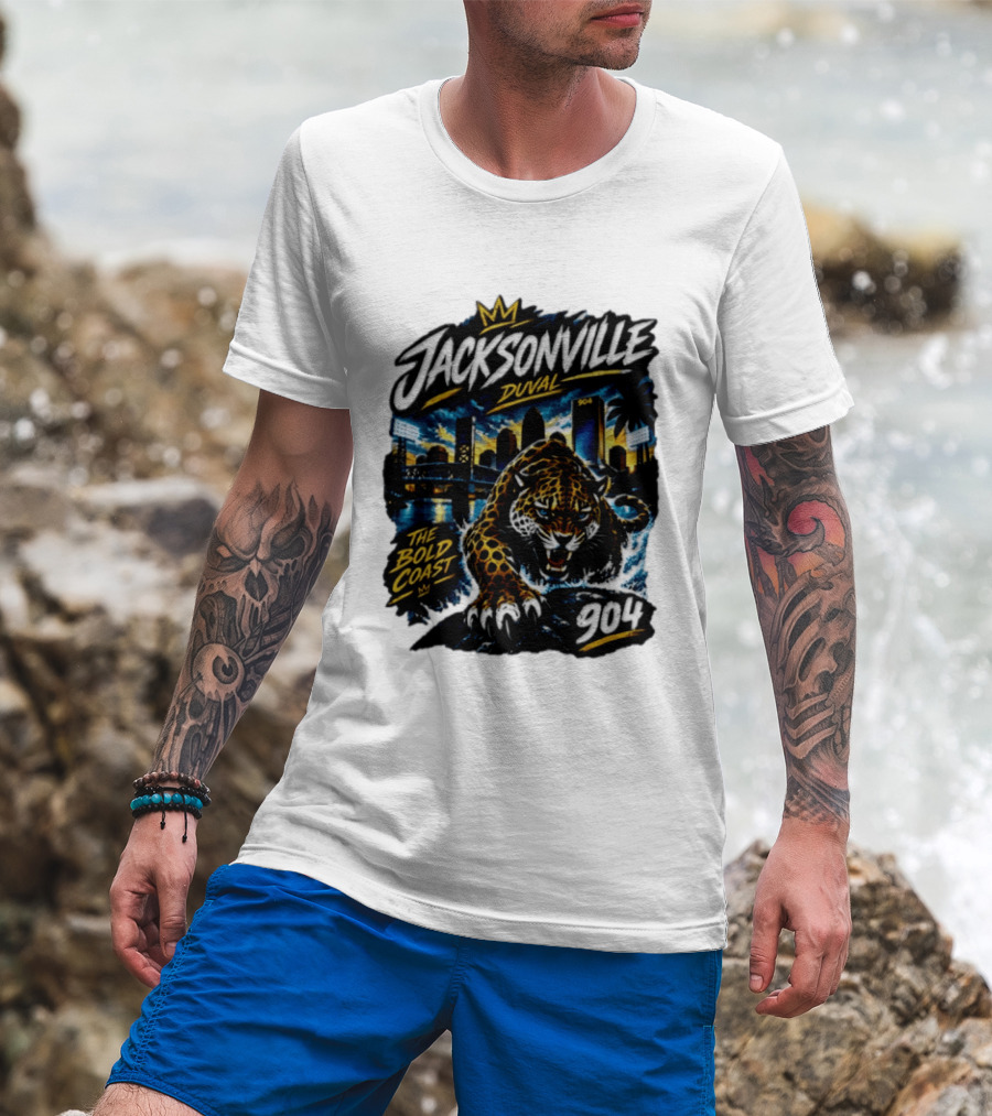 Jacksonville Duval 904 The Bold Coast T-Shirt