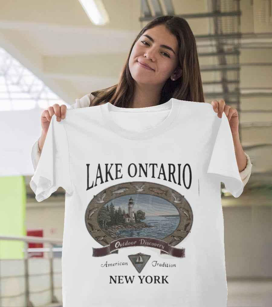 Lake Ontario Outdoor Discovery American Tradition New York T-Shirt