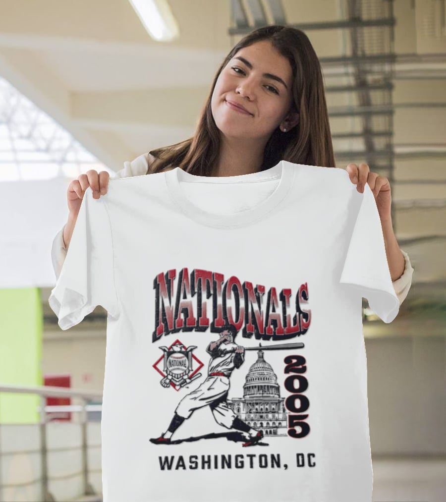 Washington Nationals 2005 Washington DC Baseball T-Shirt