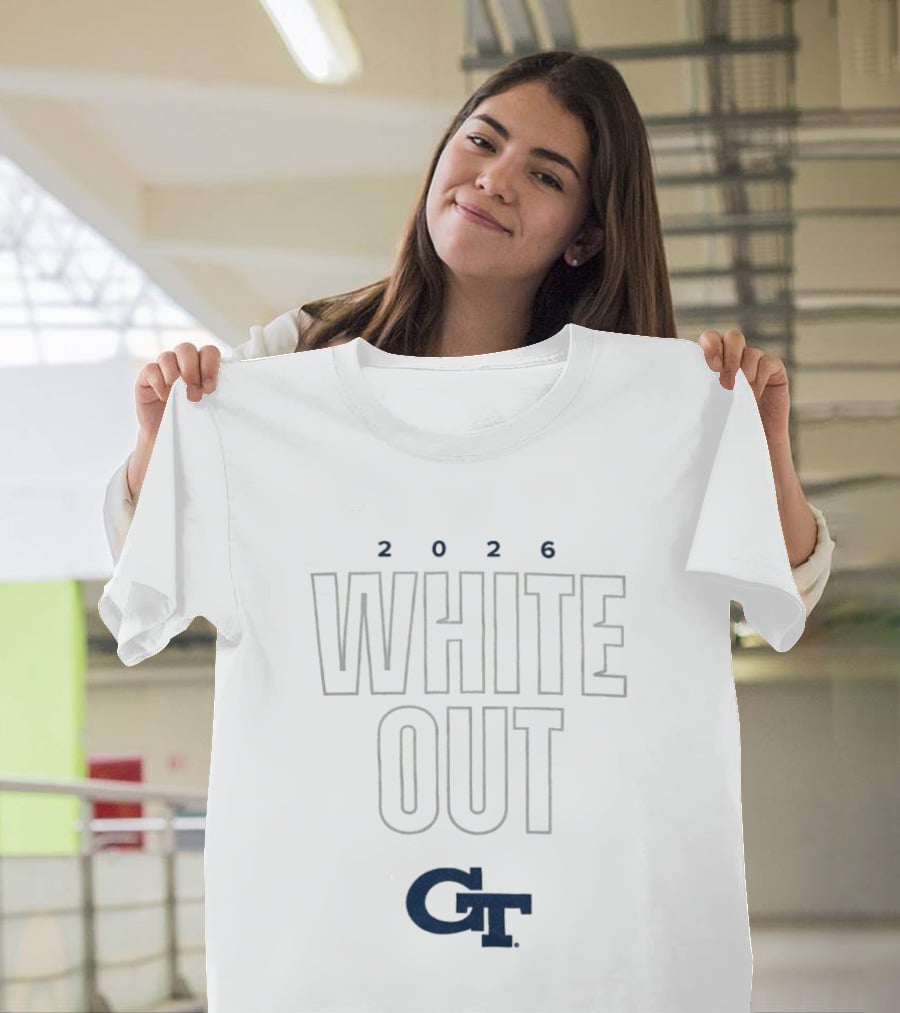 2026 White Out GT Football Event T-Shirt