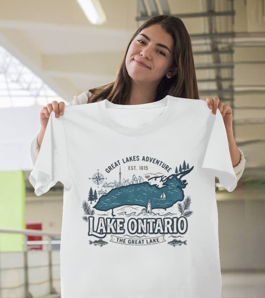 Great Lakes Adventure Lake Ontario The Great Lake Est. 1913 T-Shirt