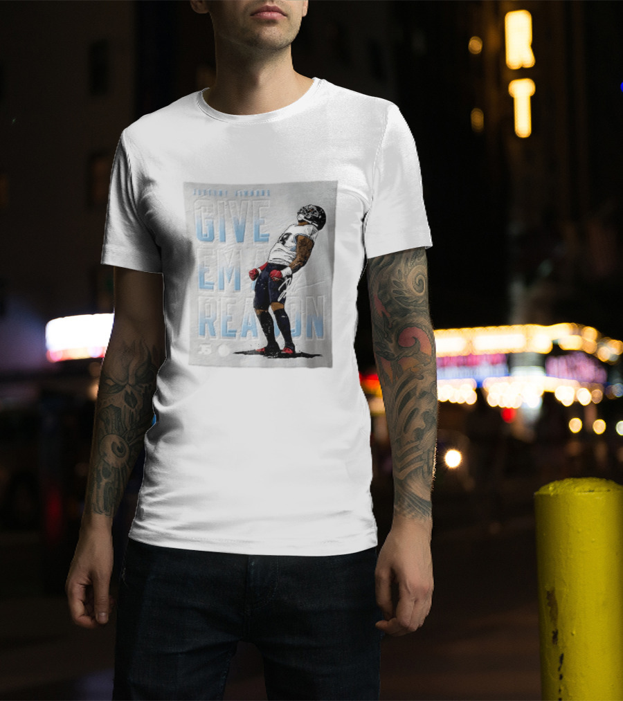 Tennessee Titans Give Em A Reason Jeffery Simmons 98 Flexing T-Shirt