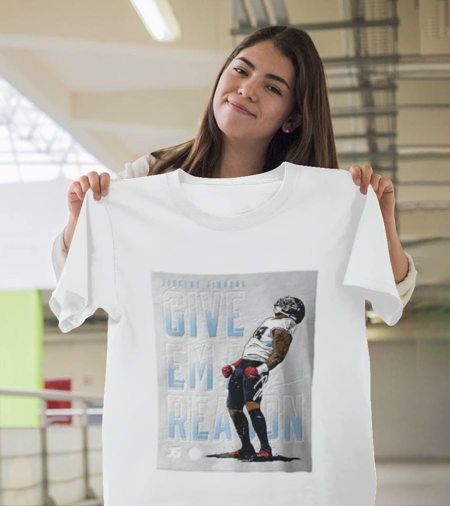 Tennessee Titans Give Em A Reason Jeffery Simmons 98 Flexing T-Shirt