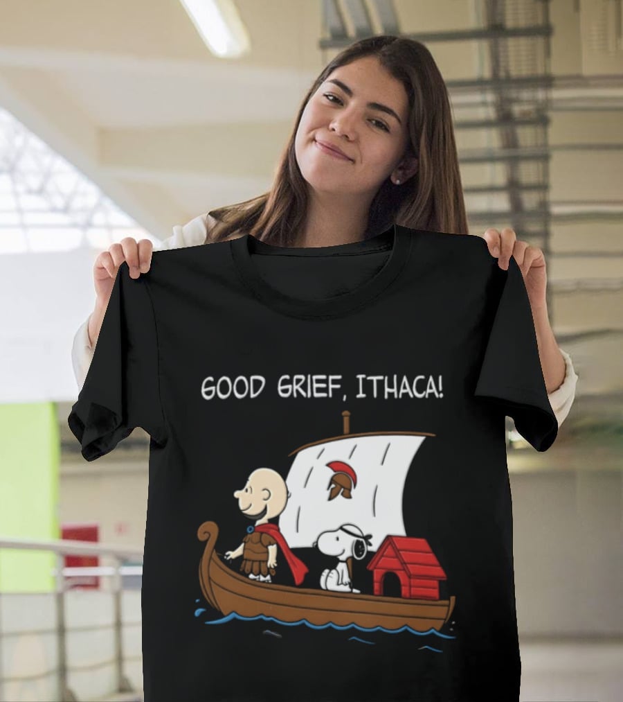 Good Grief Ithaca Charlie Brown Snoopy Peanuts T-Shirt