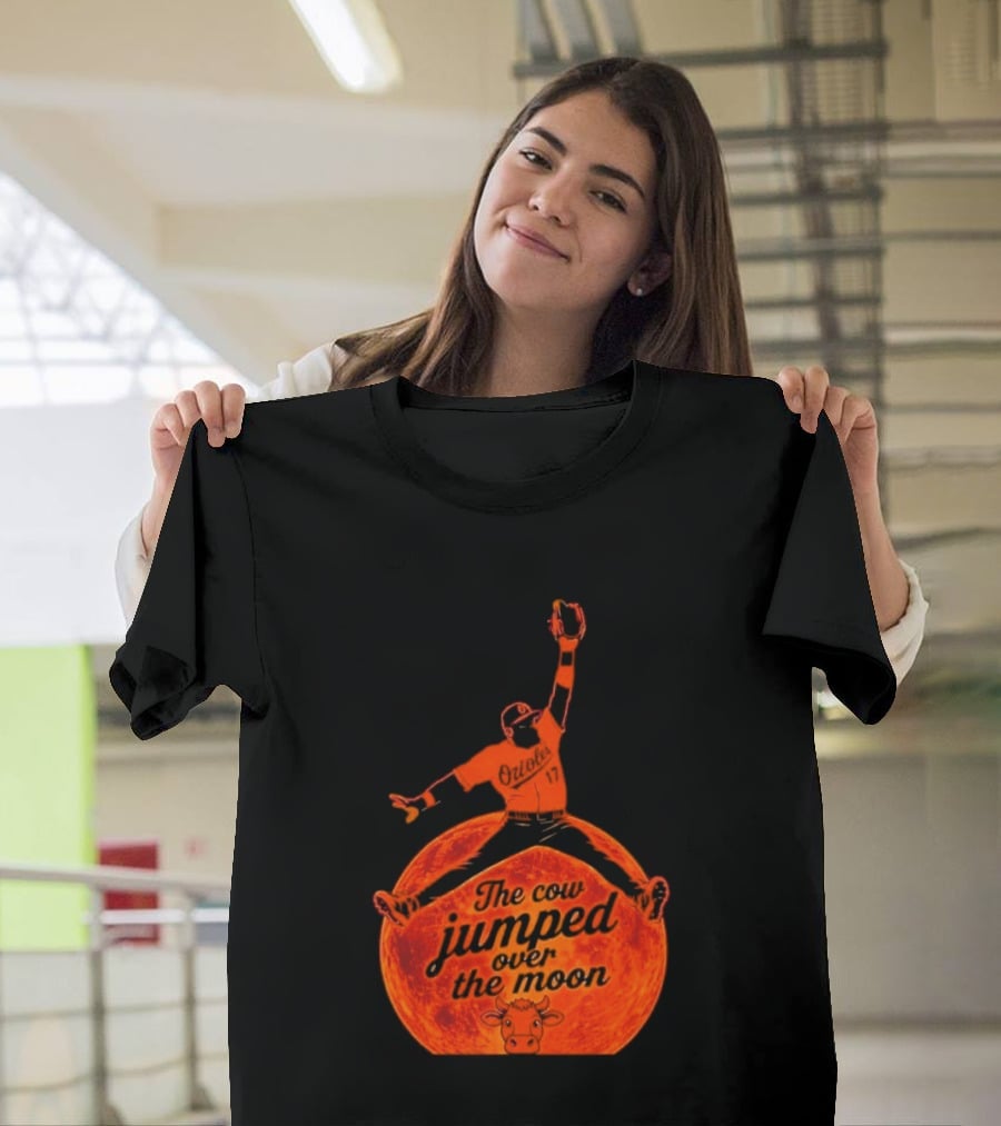 Colton Cowser The Cow Jumped Over The Moon Baseball Catcher T-Shirt