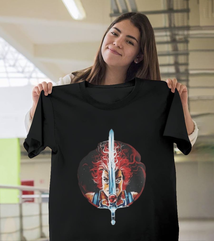 Lion O Thundercats Sword Of Omens Fiery Red Mane T-Shirt