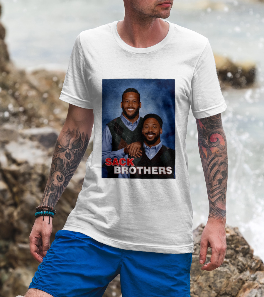 Aaron Donald Myles Garrett Sack Brothers Step Brothers T-Shirt