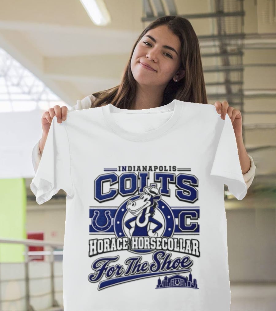 Indianapolis Colts Horace Horsecollar Mascot For The Shoe T-Shirt