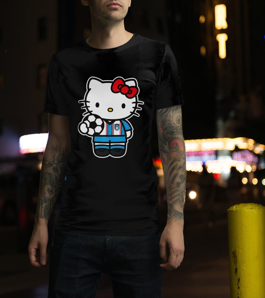 Hello Kitty Chicago Soccer Stars Team Collaboration T-Shirt