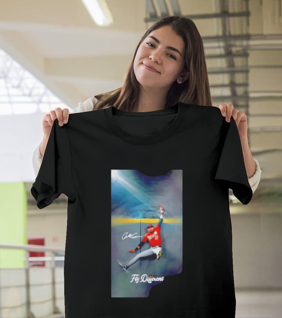 Colton Cowser Fly Different Baltimore Baseball Air Cowser T-Shirt