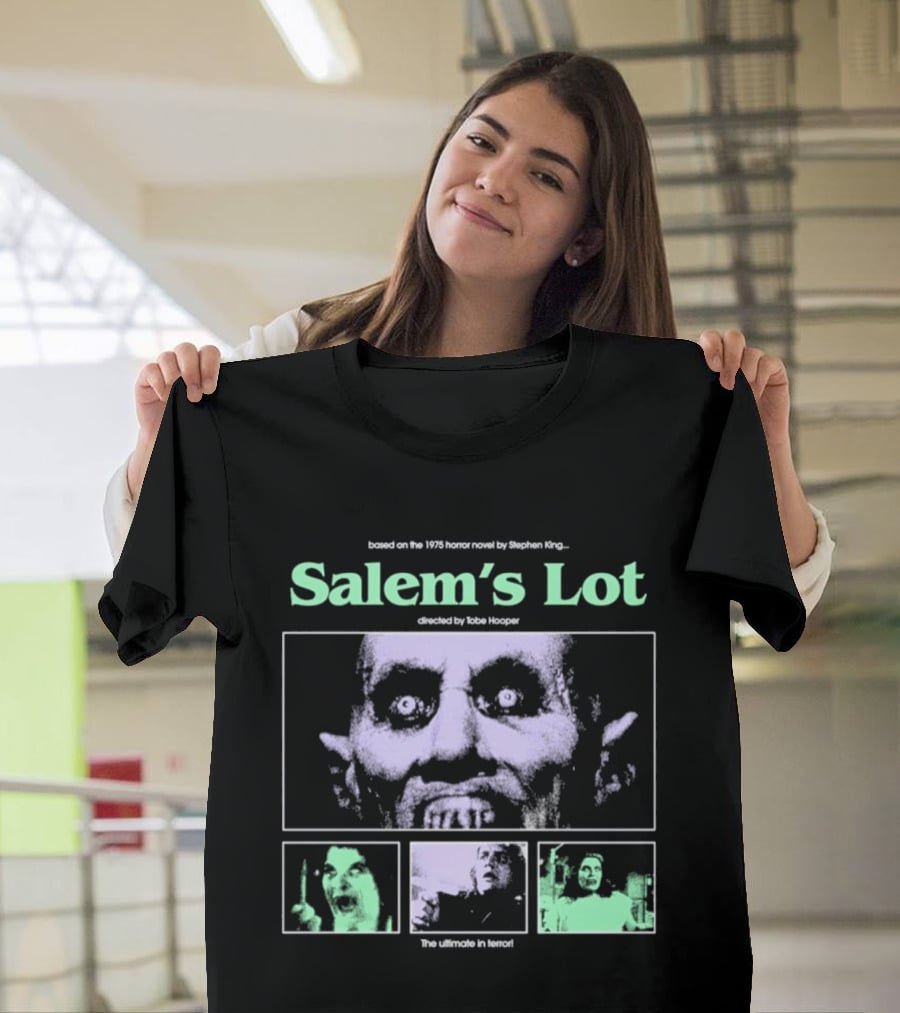 Based On The 1975 Horror Novel By Stephen King Salem's Lot Directed By Tobe Hooper The Ultimate In Terror T-Shirt