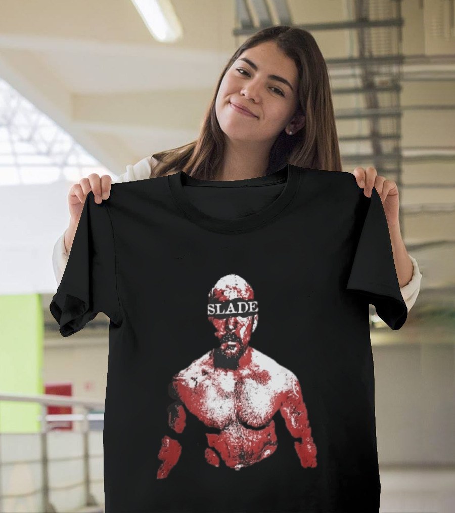 Slade Warrior Bleeding Covered In Blood Bold Headband T-Shirt