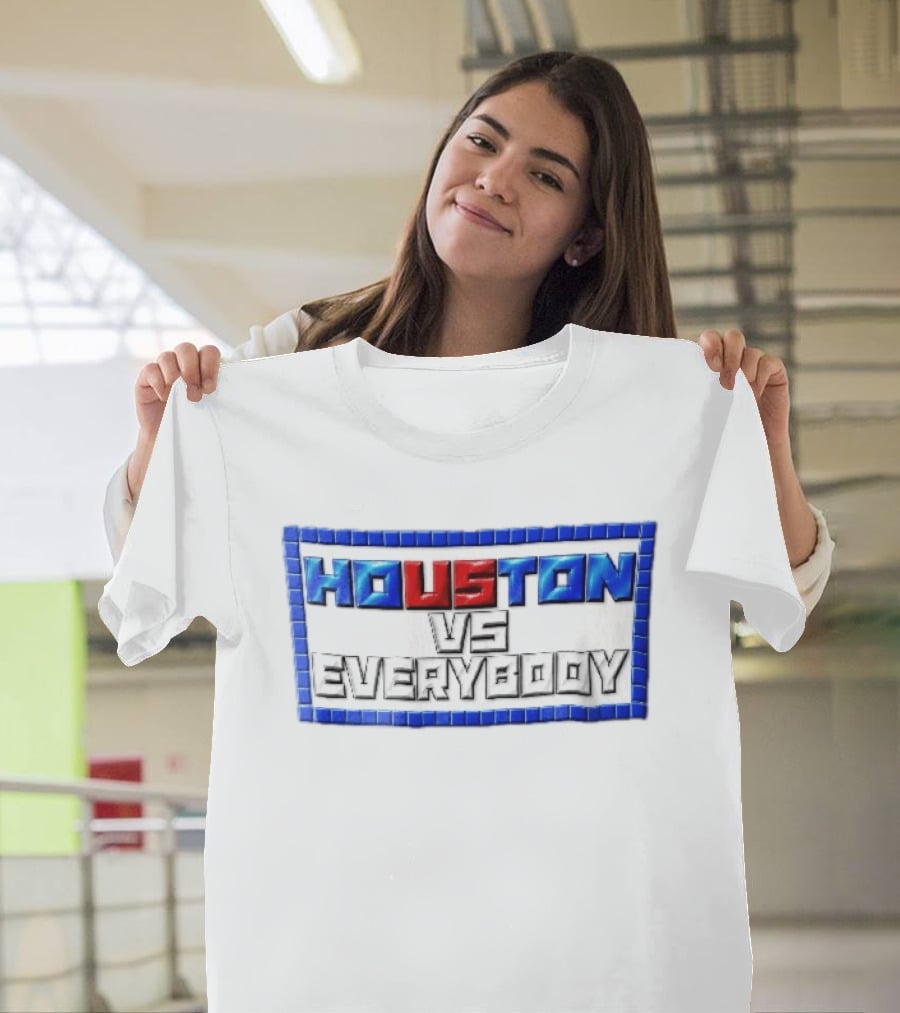 Houston VS Everybody Pixel Border T-Shirt
