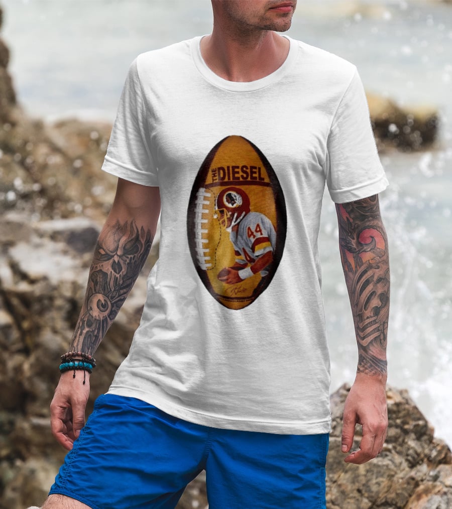 The Diesel Washington Redskins Football Vintage Memorabilia Image T-Shirt