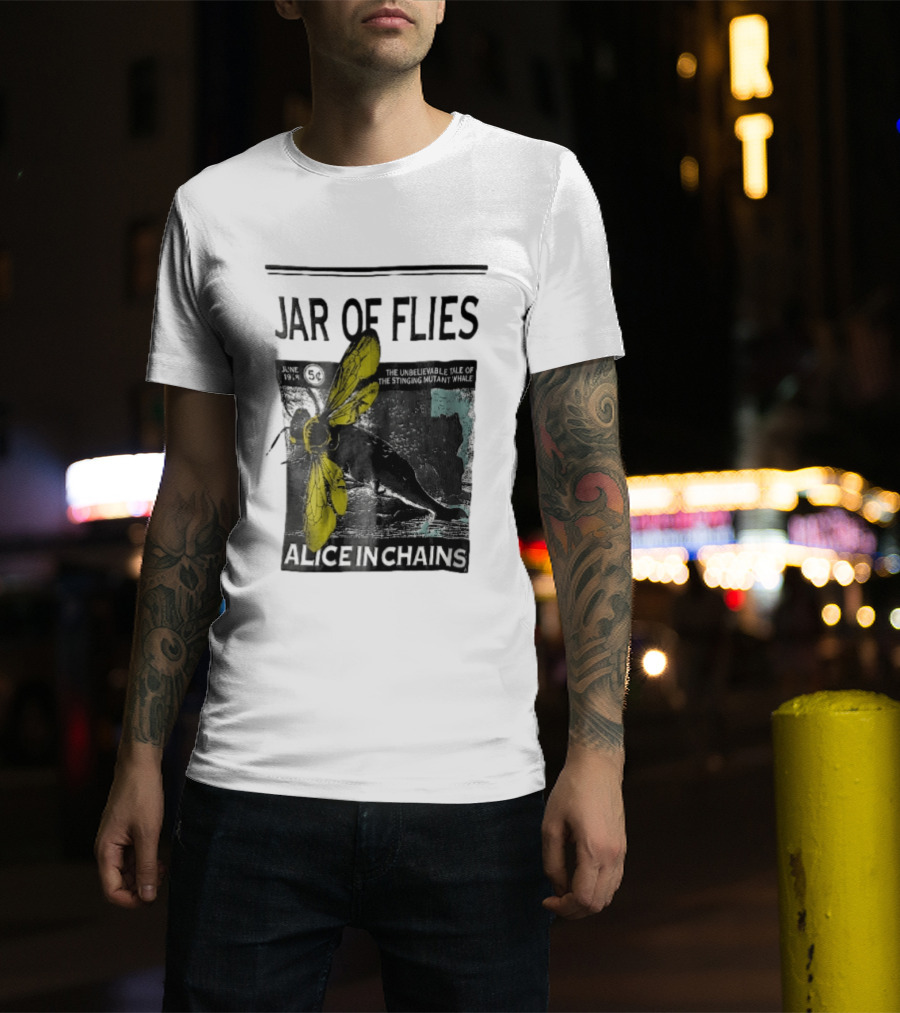 Jar Of Flies Alice In Chains Stinging Mutant Whale Tale June 1994 T-Shirt