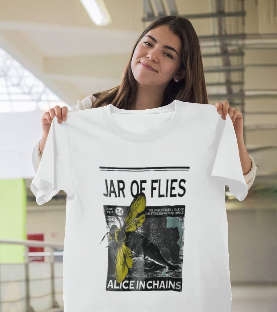 Jar Of Flies Alice In Chains Stinging Mutant Whale Tale June 1994 T-Shirt