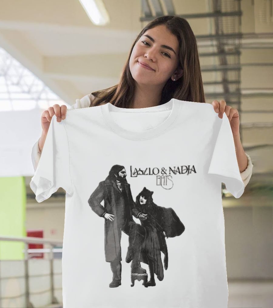 Laszlo And Nadja Bats Gothic Vampire Couple T-Shirt