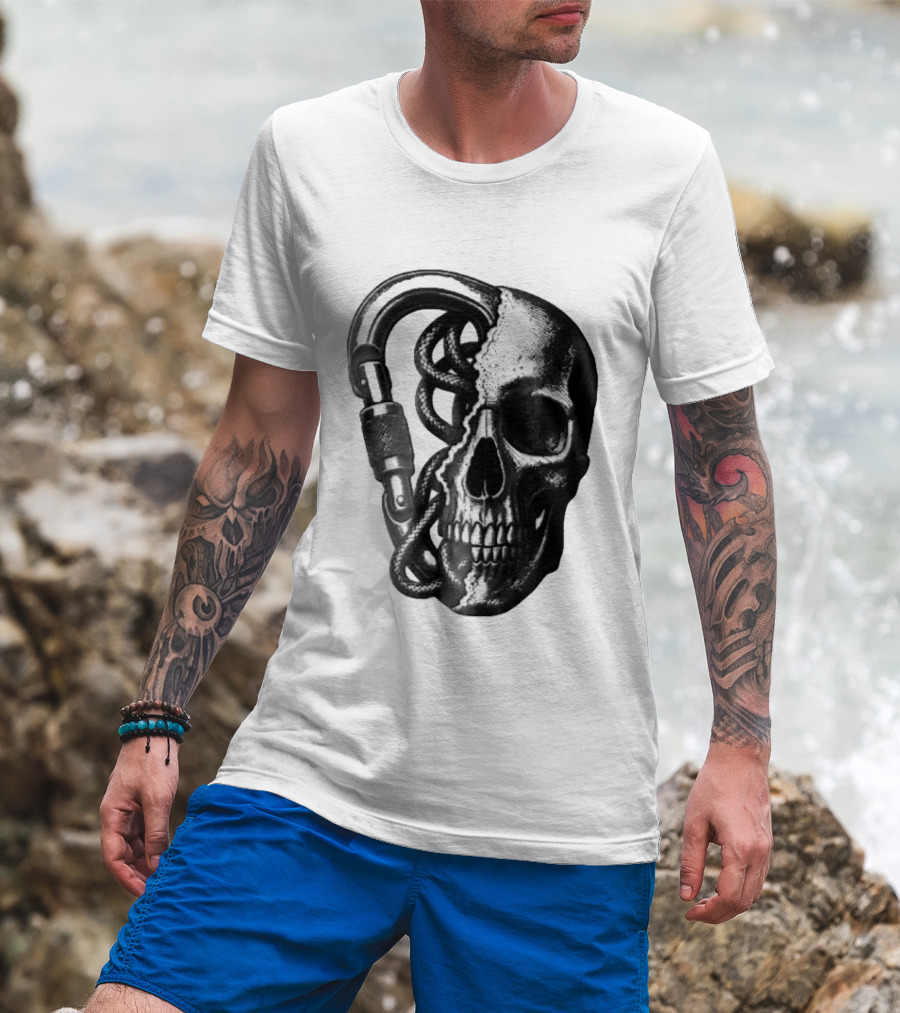 Skull Carabiner Snake T-Shirt