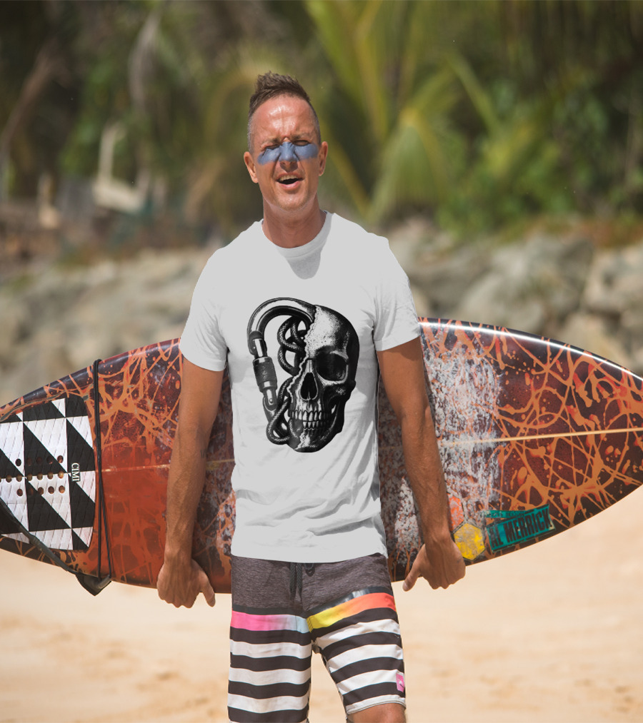 Skull Carabiner Snake T-Shirt