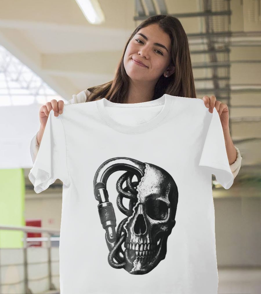 Skull Carabiner Snake T-Shirt
